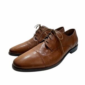 Florsheim Leather Cap Toe Oxford Dress Shoes Men Size 12 D Cognac